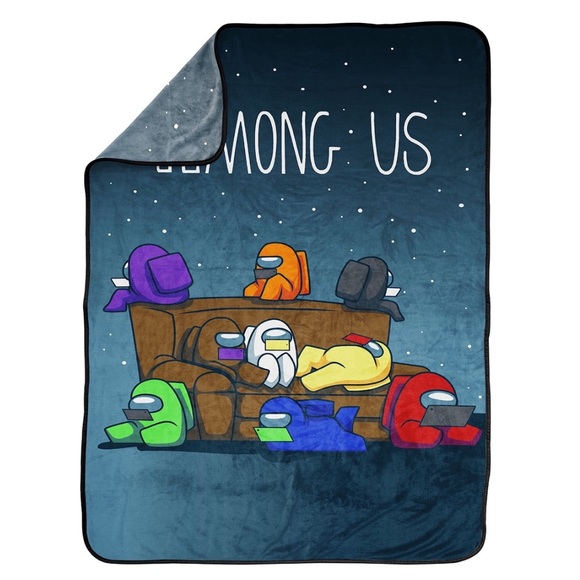 Among Us Crewmates Kids Blanket - Picture 2 of 9